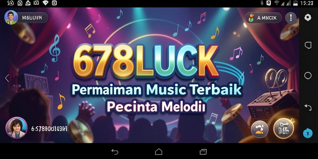 Tampilan gameplay seru di 678LUCK dengan berbagai tantangan musik.