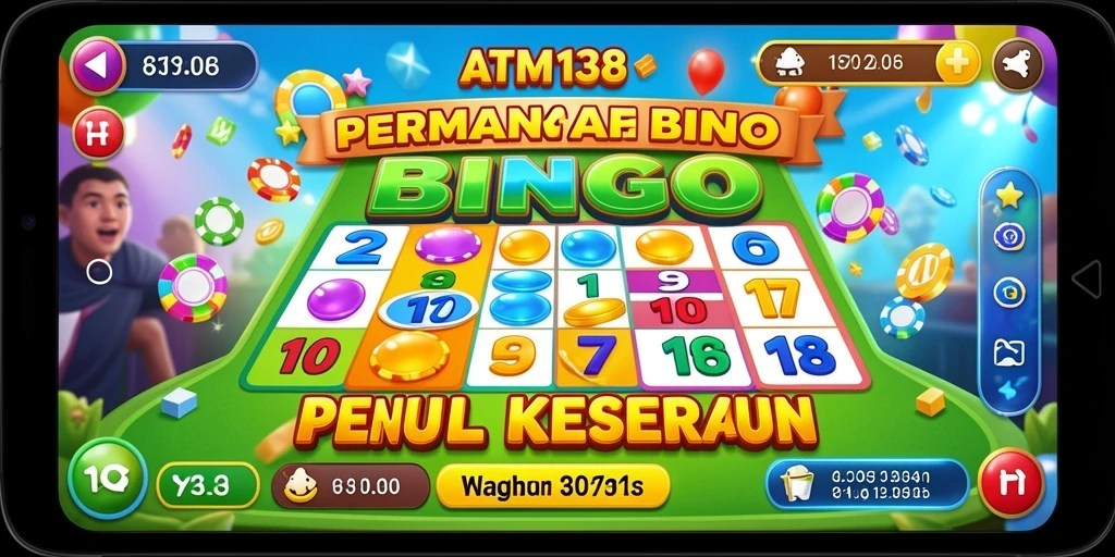 Tampilan gameplay Bingo yang menarik dan interaktif di ATM138.