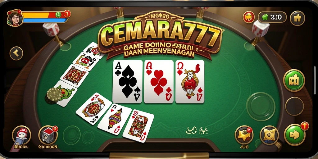 Tampilan gameplay seru dalam CEMARA777 yang menantang.
