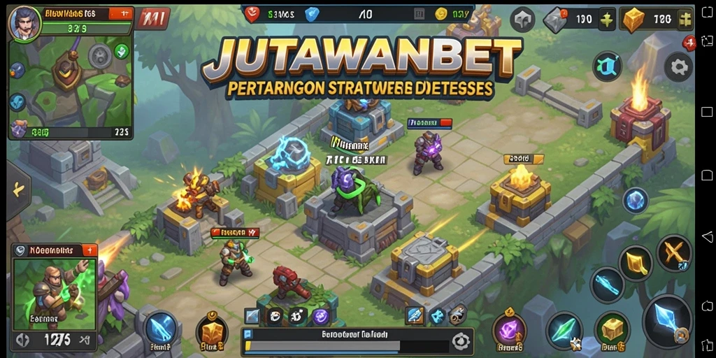 Tangkapan layar gameplay JUTAWANBET yang intens dan strategis.