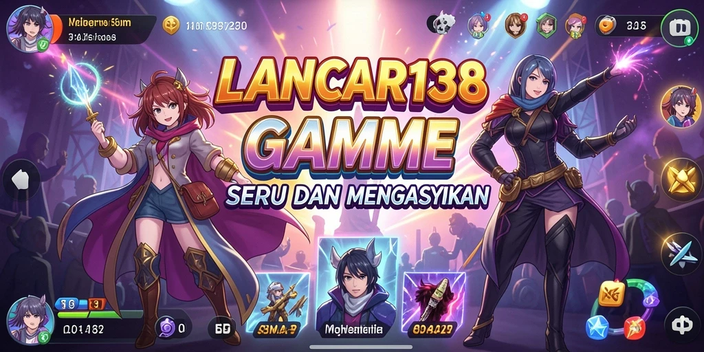 Screenshot gameplay LANCAR138 menampilkan karakter anime yang beraksi menaklukkan musuh.