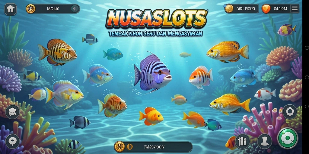 Tangkapan ikan yang beragam dalam gameplay NUSASLOTS.