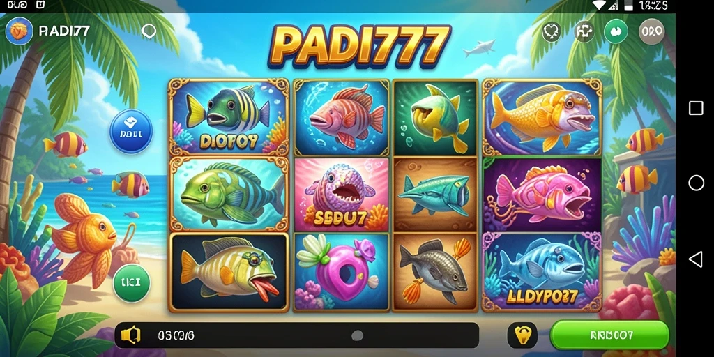 Tampilan gameplay seru di PADI777 dengan berbagai fitur Slot.