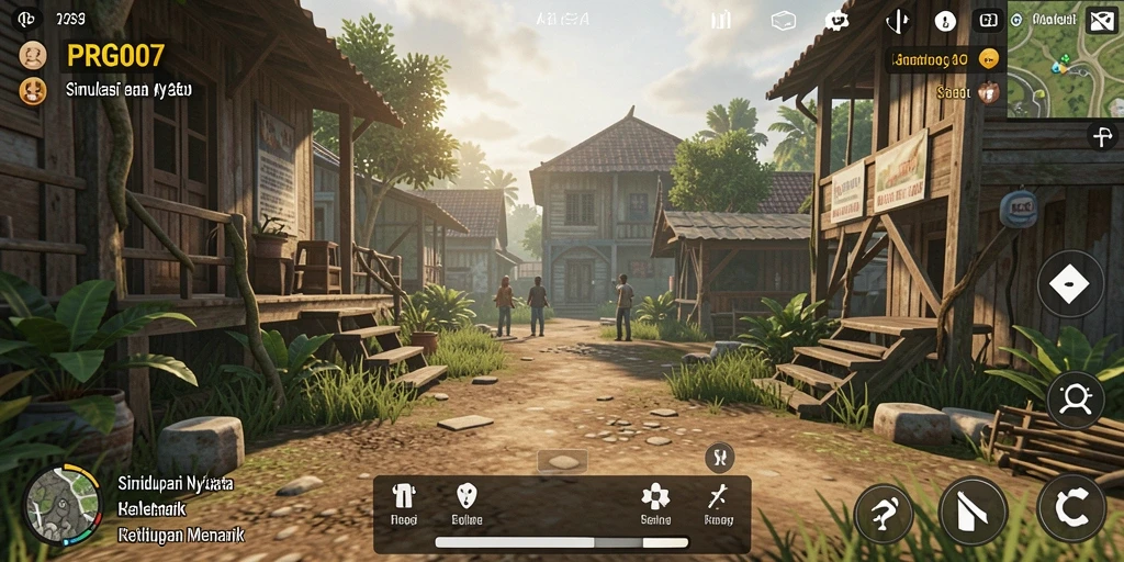 Tampilan menarik gameplay PRG007 dengan grafis yang realistis.