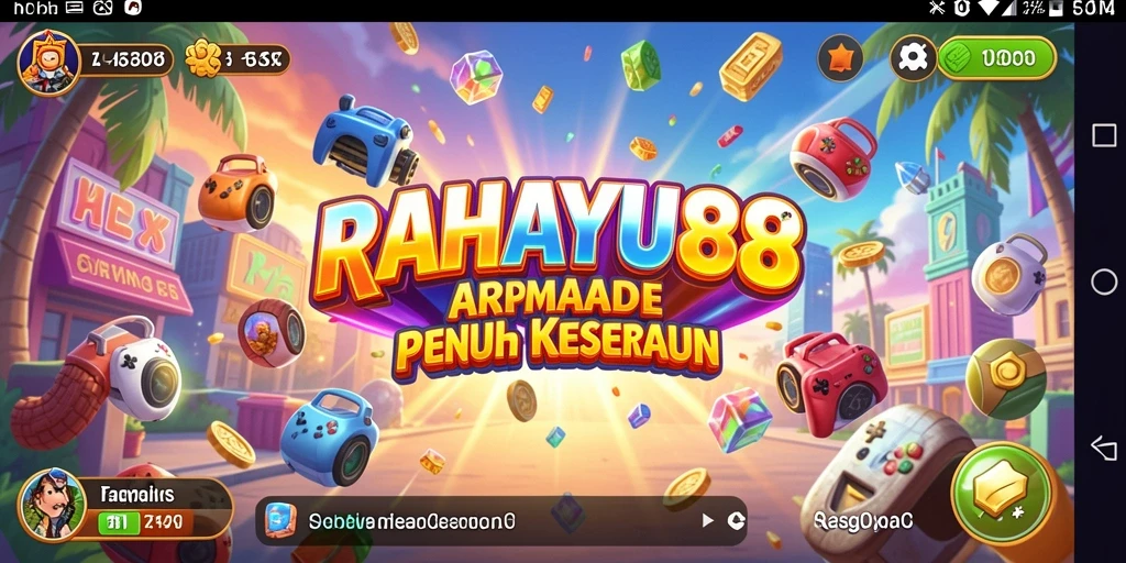 Tampilan seru gameplay Arcade di RAHAYU88 dengan karakter dan level yang menarik.