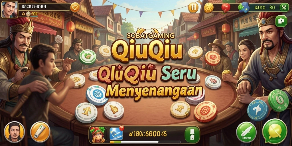Tampilan gameplay SOBATGAMING saat seru bermain QiuQiu.