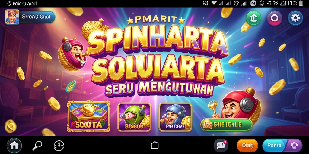 Tampilan menarik dari gameplay SPINHARTA yang memikat pemain.