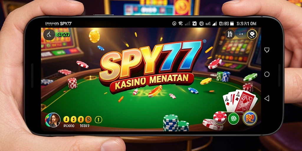 Tampilan menarik dari gameplay dalam SPY77 yang menggugah selera Kasino.