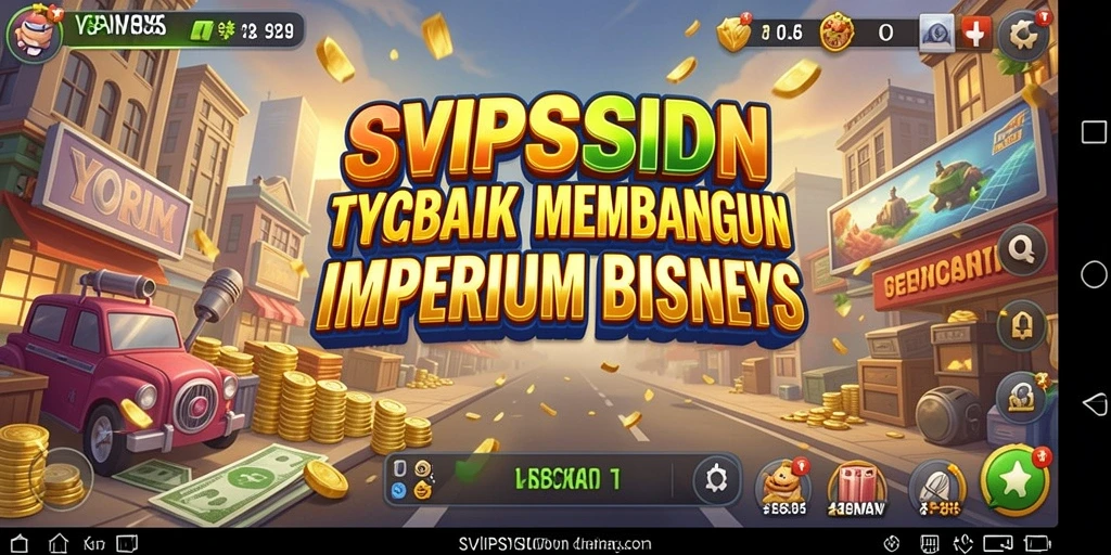Tampilan gameplay Tycoon yang menarik dalam SVIPSIDN.