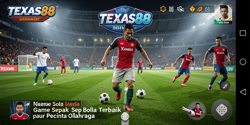 Tampilan gameplay TEXAS88 yang menegangkan dan realistis dalam sepak bola.