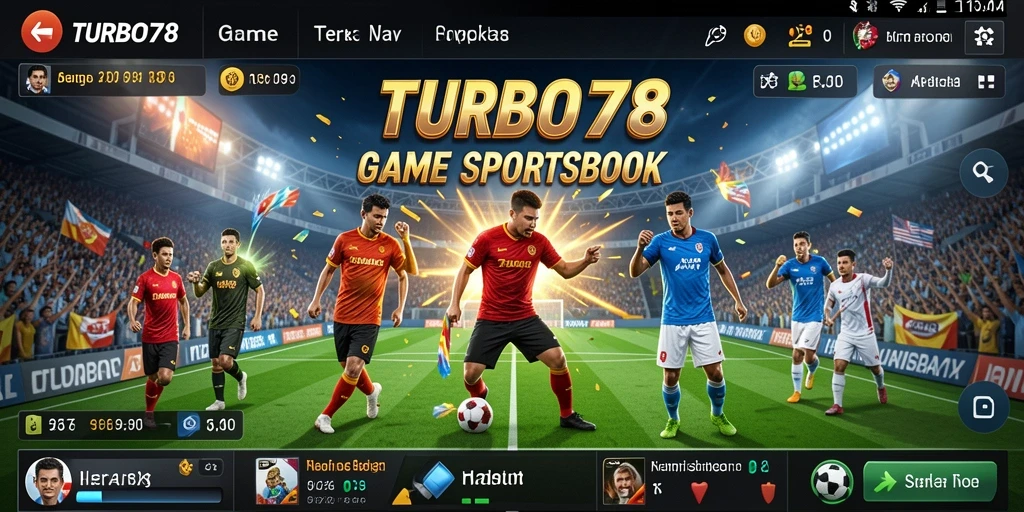 Tampilan antarmuka modern dan menarik dari TURBO78.